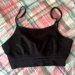 Fabletics, Wom S, BLK, Halter-low back bra